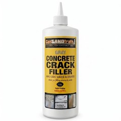 Concrete Crack Filler Gray 3 lb Polymer Sealant for Driveways Walkways Patios