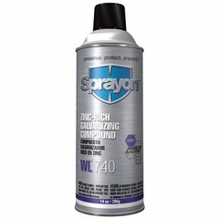 Sprayon SC0740000 WL740 Galvanizing Zinc Rich Compound, 14 oz, LOT OF 12