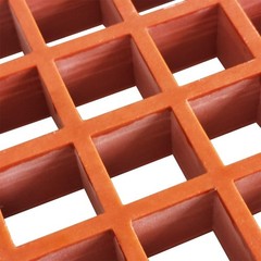 31.9″*31.9″*1.5″ Red Fiberglass FRP Grating Floor Fiberglass Grating Panel