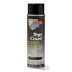 POF.45818 POR-15 INC 45818 Top Coat DTM Paint, 14 oz Aerosol Can, Gloss Black,