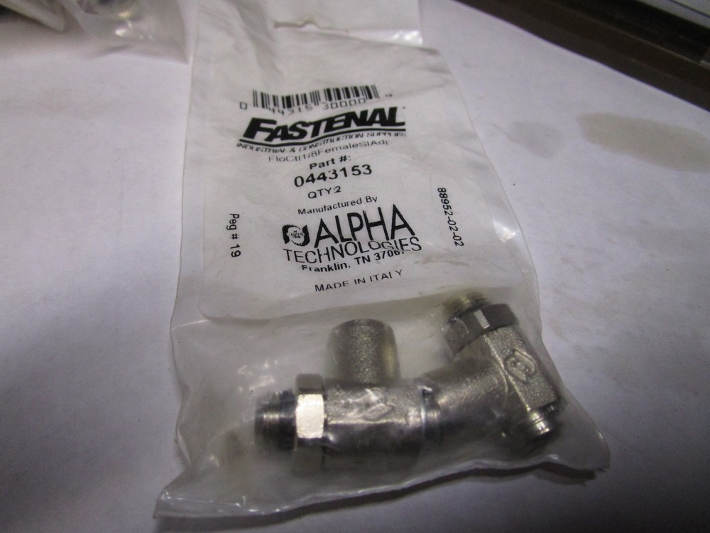 Flow Control 1/8″ Universal Thread x 1/8″ Female Thread Flow Out QTY 2
