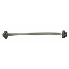 Fluidmaster B1F12CS Steel 12 L in. Faucet Connector 3/8 x 1/2 in. Nominal