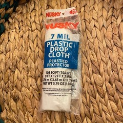 9×12 ft Plastic Drop Cloth Heavy Duty Clear Painter Tarp Sheeting Cover
