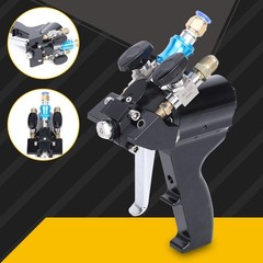 Black P2 PU Foam Spray Gun Upgrade Polyurethane Air Purge Spray Gun US Shipping