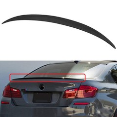Black Carbon Fiber Rear Spoiler Wing for M5 Stylish Trunk Spoiler Wing