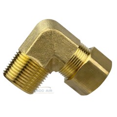 3/4″ Compression x 3/4″ MNPT 90 Degree Brass Compression Elbow Pipe Fitting