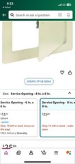 Eastman Access Panel 8 X 8 And Get A Free 6 X 6 Panel – $40 Value!