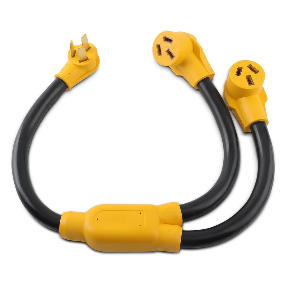 maXpeedingrods 50 Amp Y Splitter NEMA 10-50P to 2X 10-50R, 3-Prong 250V…