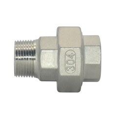Stainless Steel Union 3/4″ in inch NPT Pipe Split Coupling Male to Female MF