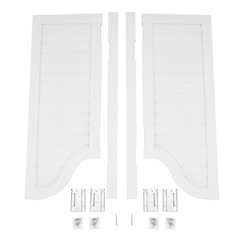 Elegant Pine Wood Partition Door – Space-Saving Design 80x90cm
