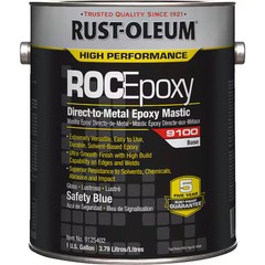 Rust-Oleum 9125402 Epoxy Mastic Coating Base, Safety Blue, Semi-Gloss, 1 Gal,