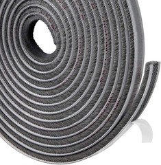 Felt Pile Weather Stripping 11/32 inch x 3/16 inch x 16 ft, Sliding Windows and