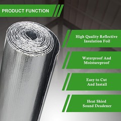 REFLECTIX 24 in. x 50 ft. Double Reflective Insulation Radiant Barrier (SECONDS)