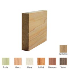EWSS12 Square Stock Trim, 3/4″ x 3-1/2″ Unfinished Solid Hardwood Trim