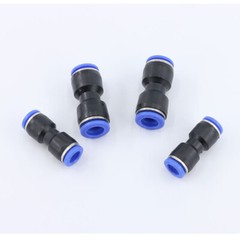 Equal Diameter Straight Nylon Pneumatic Push Fit Connector Speed Air Line Hose