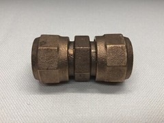 Cambridge Brass Full Bore N/L Compression Coupling 1-1/4″ to 1-1/4″ -119NL-H4H4