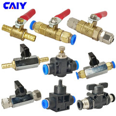 Pneumatic Mini Ball Valve Quick Fitting 4Mm 6Mm 8Mm 10Mm 12Mm Hose Air Compresso
