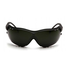 PYRAMEX-GB1850SFT 5.0 IR Filter H2X Anti-Fog Lens with Black Strap/Temples