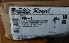 SLOAN Royal 186-1 Flushmeter