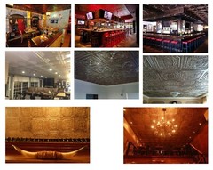 Faux Painting Ceiling Tiles Plastic PL61 Traditional copper 10pcs PAINTSDECOR