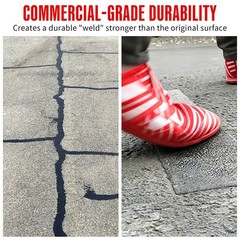ZXQDRE Asphalt Tape 2 Inch x 50FT Asphalt Crack Filler for Driveway, 3mm Thi…
