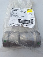 Viega MegaPress 25020 Coupling 1-1/2 in Carbon Steel Corrosion Resistant