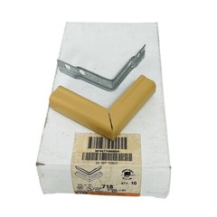 Wiremold 718 External Elbow Buff / Tan Lot of 10 NOS Made in USA