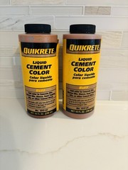 2 QUIKRETE 1317-02 LIQUID CEMENT COLOR 10oz BUFF