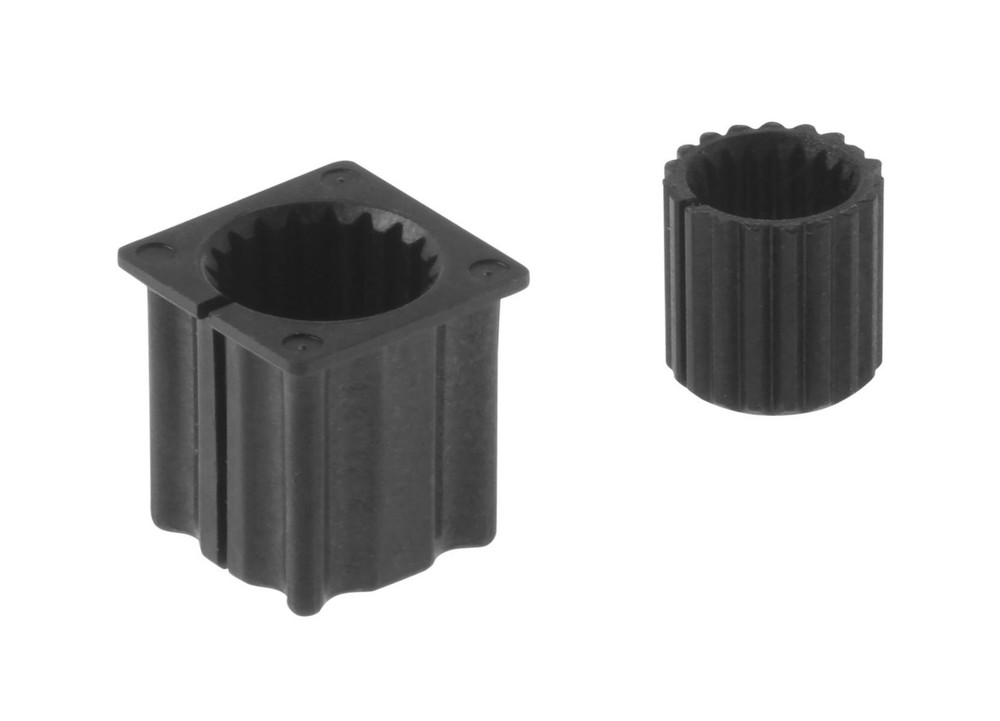 Spline and faucet handle insert kit for use in the installation or repair of…
