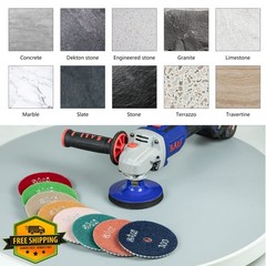 SALI 4″ Grit 3000 Diamond Polishing Pads 10 Pack