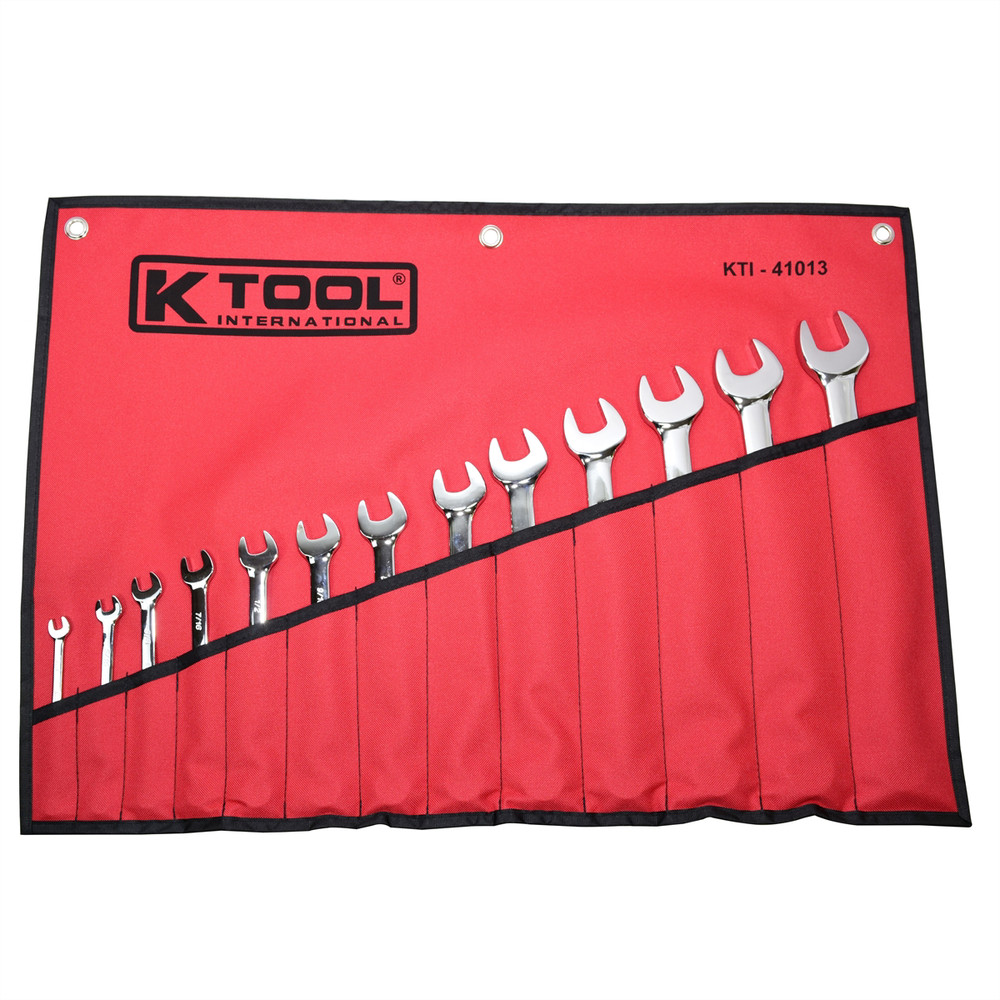 K Tool International 41013 K Tool International Wrench Set Combination 13 Piece