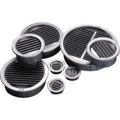 AirVent 3 In. Aluminum Mini Louver Soffit Vent (6 Count) 50002 AirVent 50002