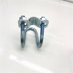 10Pcs Crosses Pipe Clamp Screw Bolt Connector Metal Steel Pipes Connector