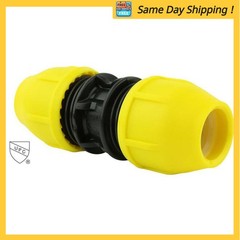 HOME-FLEX 1-1/2 in. IPS DR 11 Underground Yellow Poly Gas Pipe Coupler