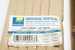 Lot of 34 Palram Suntuf Universal Vertical Closure Plastic 24″ 97722 Ships FREE
