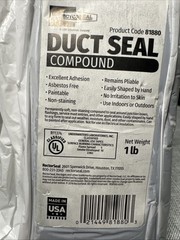 Great Stuff Insulating Foam Sealant and Rector Seal Duct Seal Compound Lot of 3