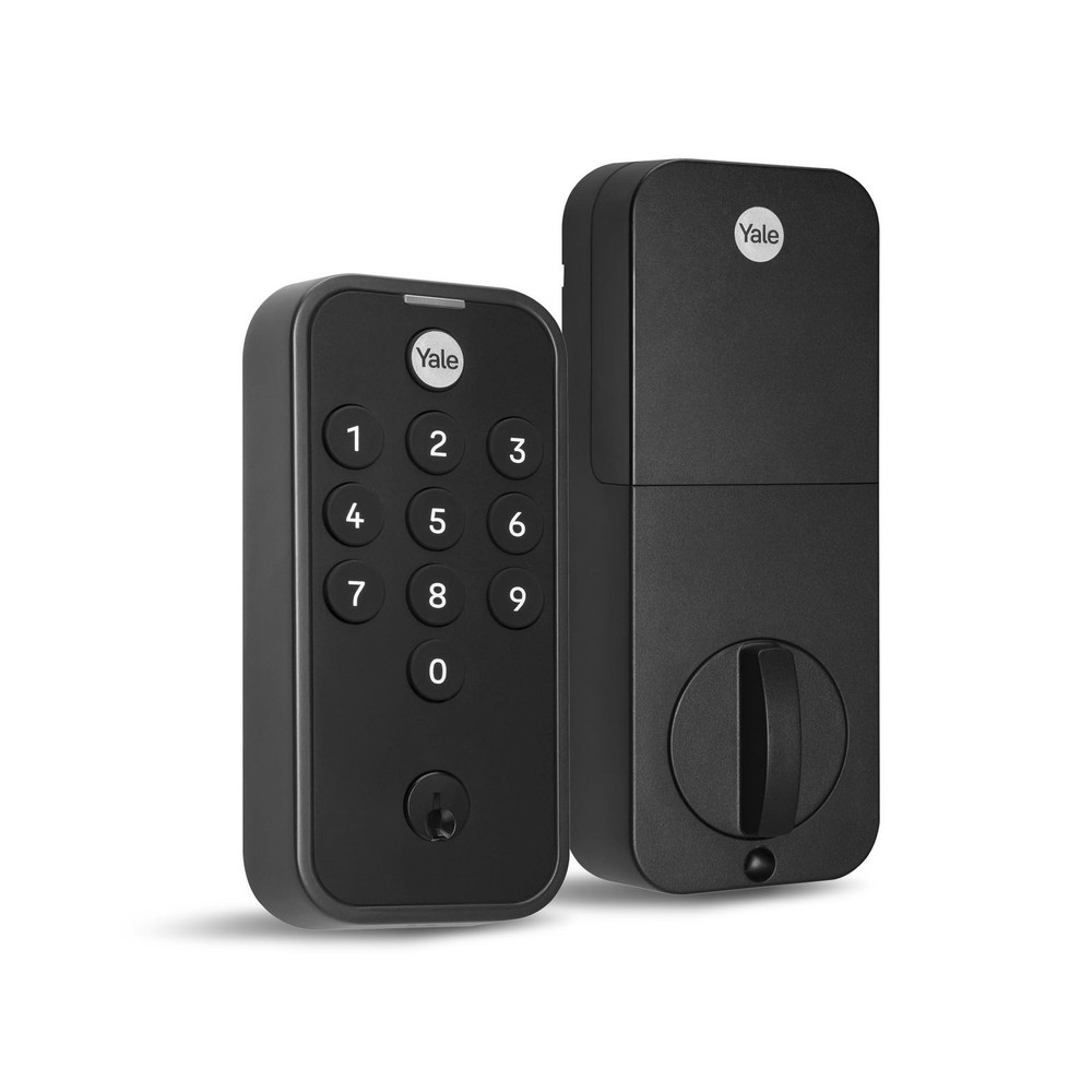 Yale Black Code Keypad Deadbolt Front Door Lock for Keyless Entry, … Fast Ship