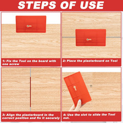 10 Pcs Drywall Fitting Tool Support The Plaster Board in Place While Installi…