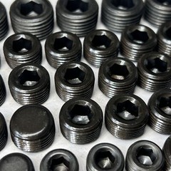 55pcs (1/16″ 1/8” 1/4” 3/8” 1/2”) NPT Plugs Assortment Kit Pipe Caps Fitting
