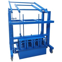 Manual Hollow Brick Press 4 Bricks/Cycle H1 Cavity Concrete Block Making Machine