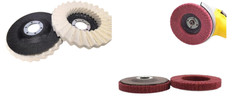 Contractor Flap Disc + Felt Polishing Kit 4.5″ Metal Finishing 1-20 Sets