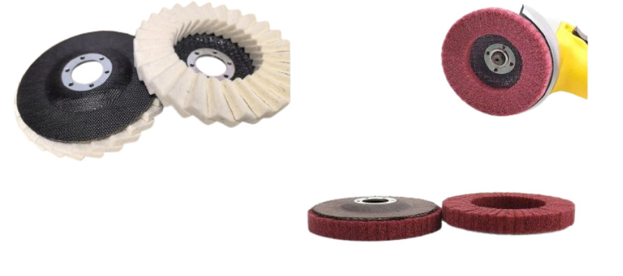 Flap Disc + Wool Felt Polishing Wheel Kit 4.5″ Metal Finishing 1-20 Sets