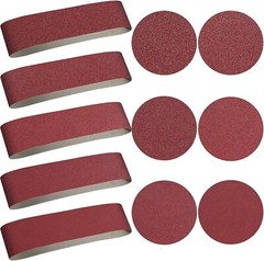 228PCS 4×36 in Sanding Belts Sander Belt 6in PSA Self Adhesive Discs 60-400 Grit