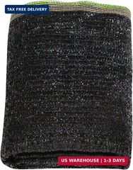 LOVE STORY 10x20FT 55% Black Shade Cloth Sun Shade Net UV Resistant Mesh Tarp Pl