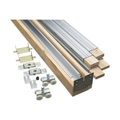 National 36″ Single Pocket Door Set Aluminum Track Frame and Hardware Kit