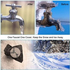 1-4Pcs Waterproof Outdoor Water Faucet Thickened Cover Winter Freeze Protector