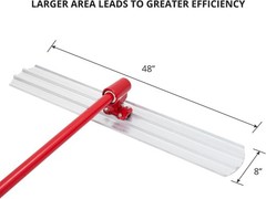 36/48 Inch Concrete Bull Float Kit, Aluminum Alloy 4 Handles w/ Carrying Bag