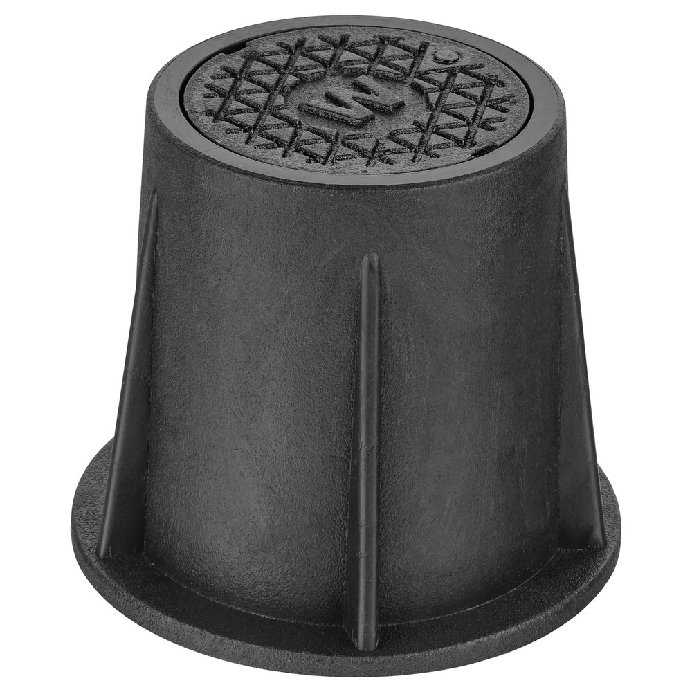 Water Stop Tap Box Surface Box Stop Cock Box Valve Box with Cast Iron Lid h=150