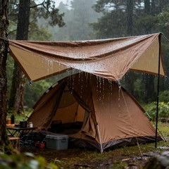 12×20 FT Tarp 22 mil Extreme Heavy Duty Waterproof tarps,Brown&Beige Multipur…