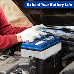 40″X7″ Battery Insulation Kit, Universal Car Battery Insulation Blanket, Anti-Co